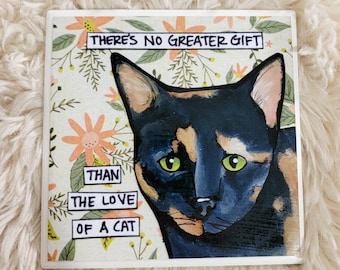 Greater Gift cat decorative tile