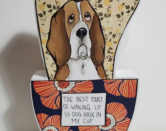 ONE of a KIND ORIGINAL Basset Cup