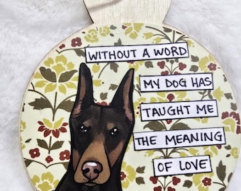 Doberman Dog Ornaments
