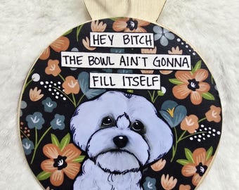 Maltese Dog Ornaments