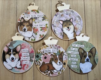 Corgi Dog Ornaments