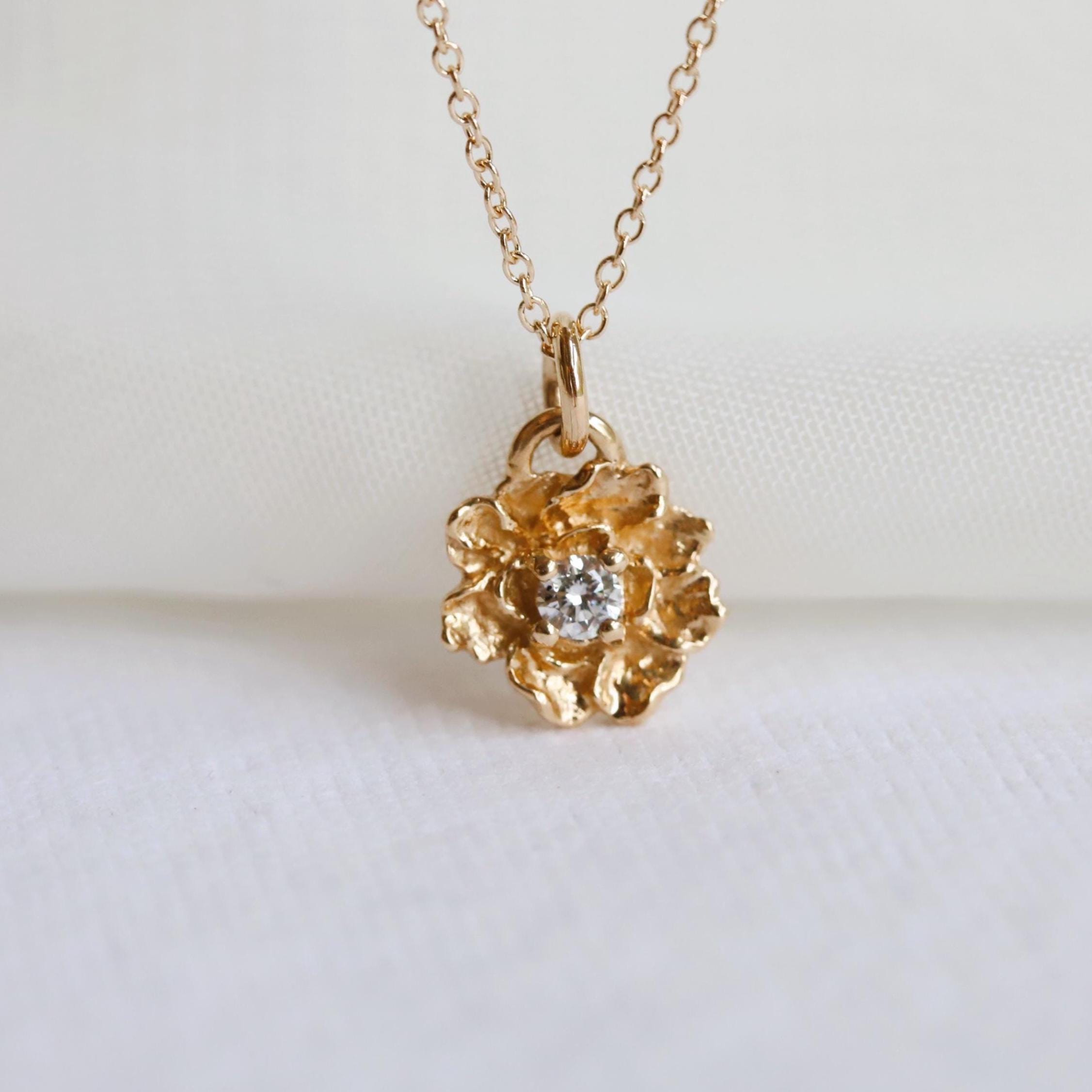 Peony necklace - Etsy 日本