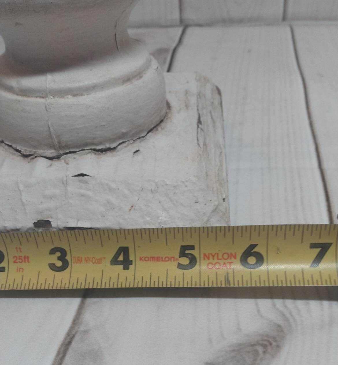 Wood Post Cap / White Ball Knob / Architectural Salvage Etsy