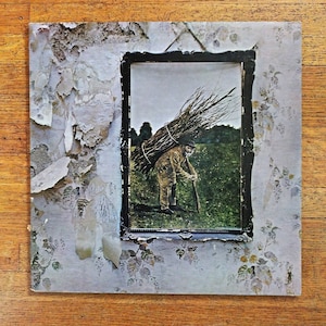 Led Zeppelin ZOSO Led Zeppelin IV Vinyl Record Album SD 19129 1970s Classic Rock Album Atlantic Records Stairway To Heaven