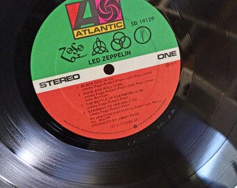 Led Zeppelin ZOSO Led Zeppelin IV Vinyl Record Album SD 19129