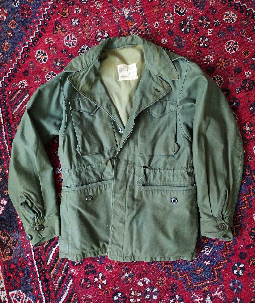 ジャケット・アウター 1940s Vintage British military Jacket Vintage 1940's American Army Jacket - Size S, Prop - Etsy