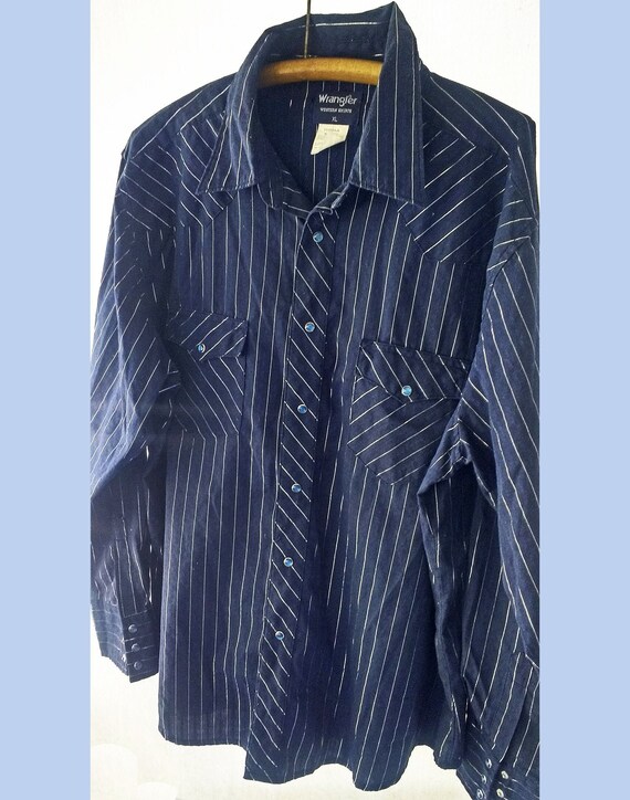 Dark blue western shirt Clearance