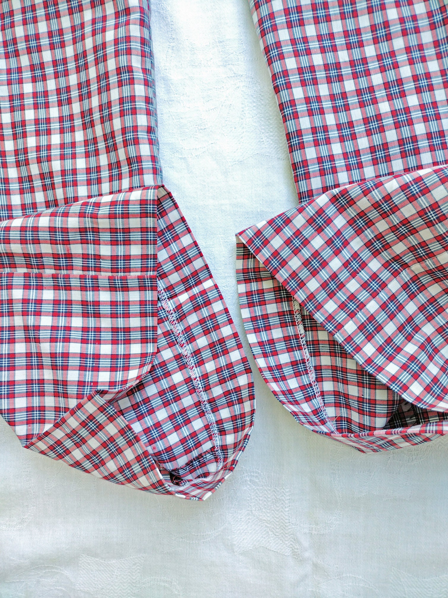 Vintage Men's Pants Golf Pants Plaid 70s Leisure Pants Hubbard