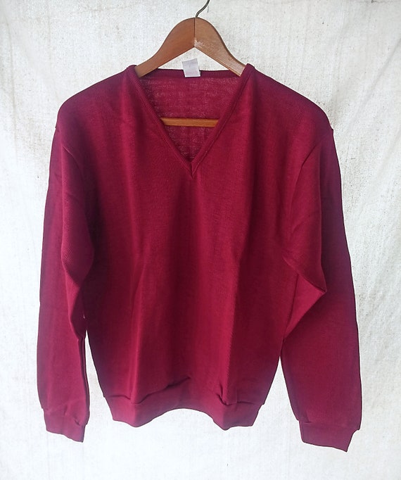 80s Vintage Rayon Sweater Never Worn NWT Wolf Bran