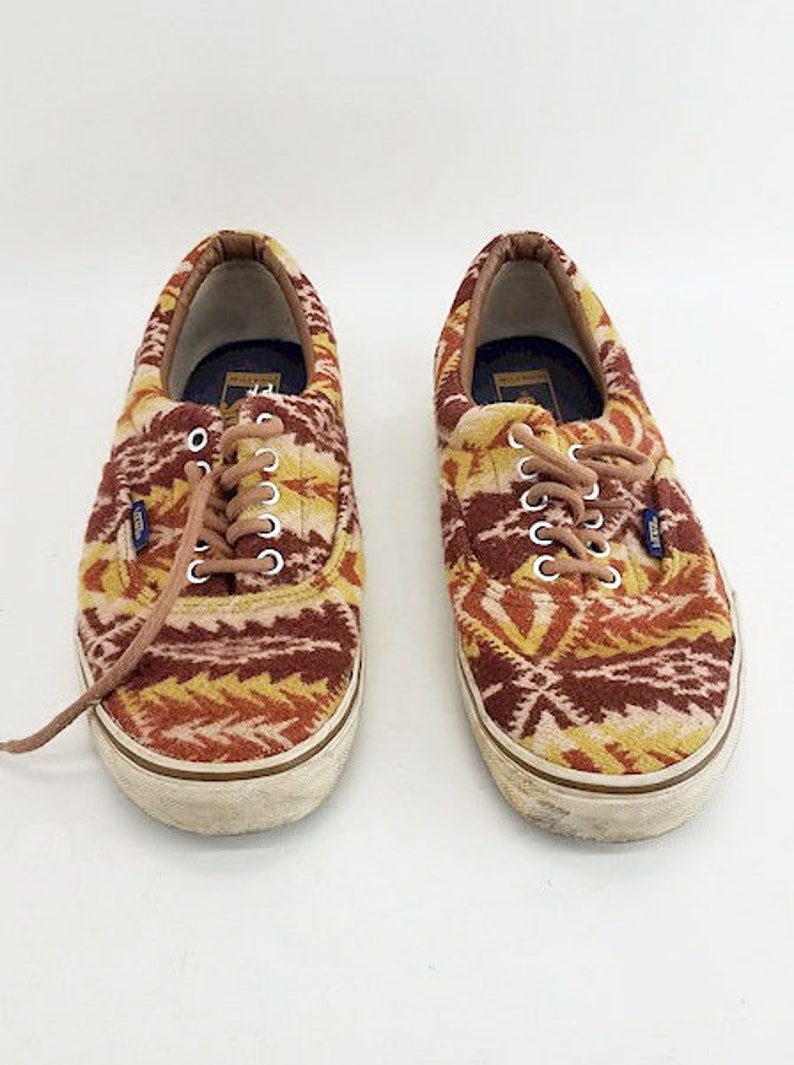 Vans Pendleton Shoes off the Wall Southwestern Design Aztec | Etsy