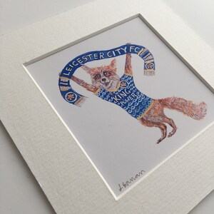 Leicester City Filbert Fox Mounted Print image 4