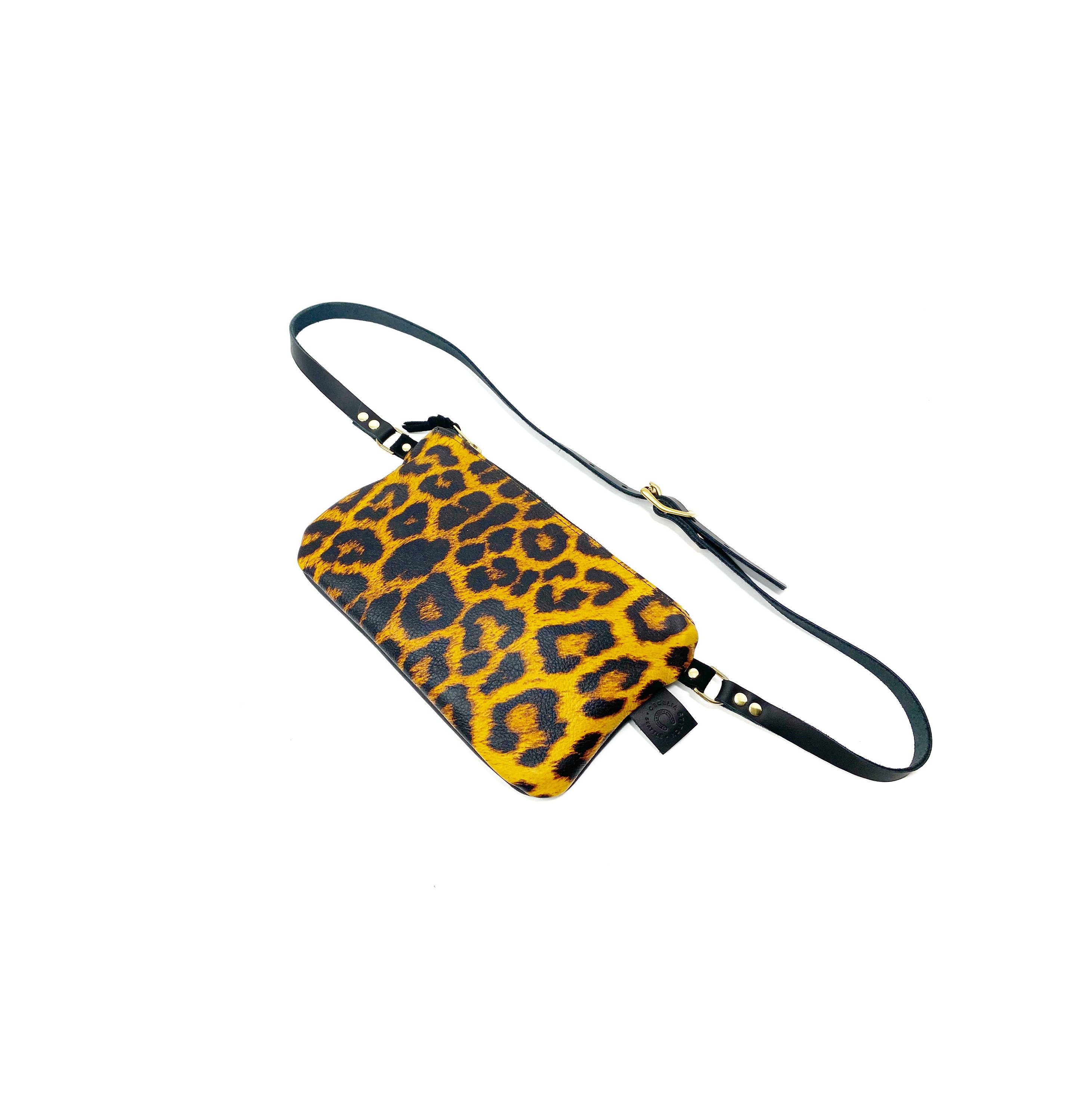 cheetah print belt bag