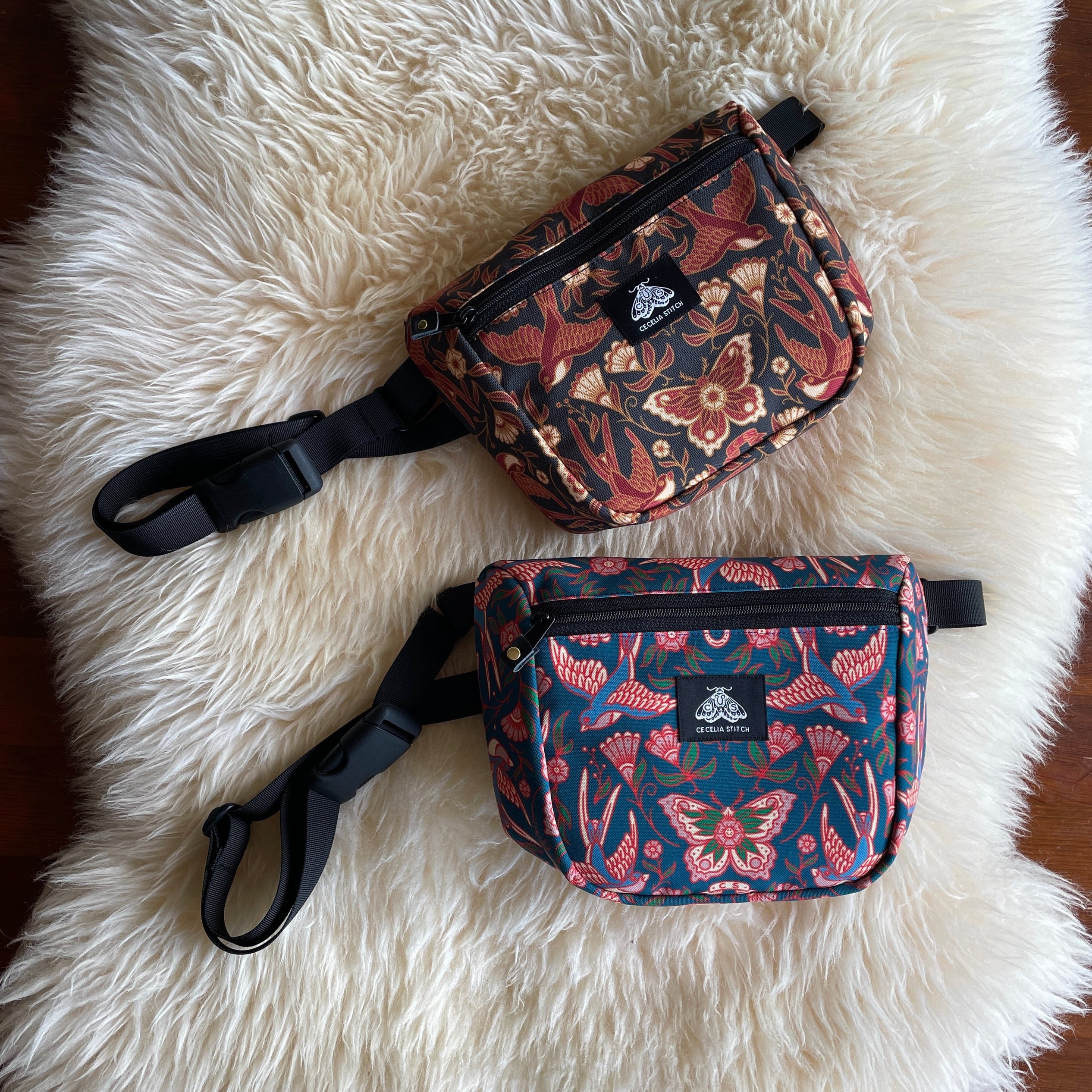 Floral belt deals bag