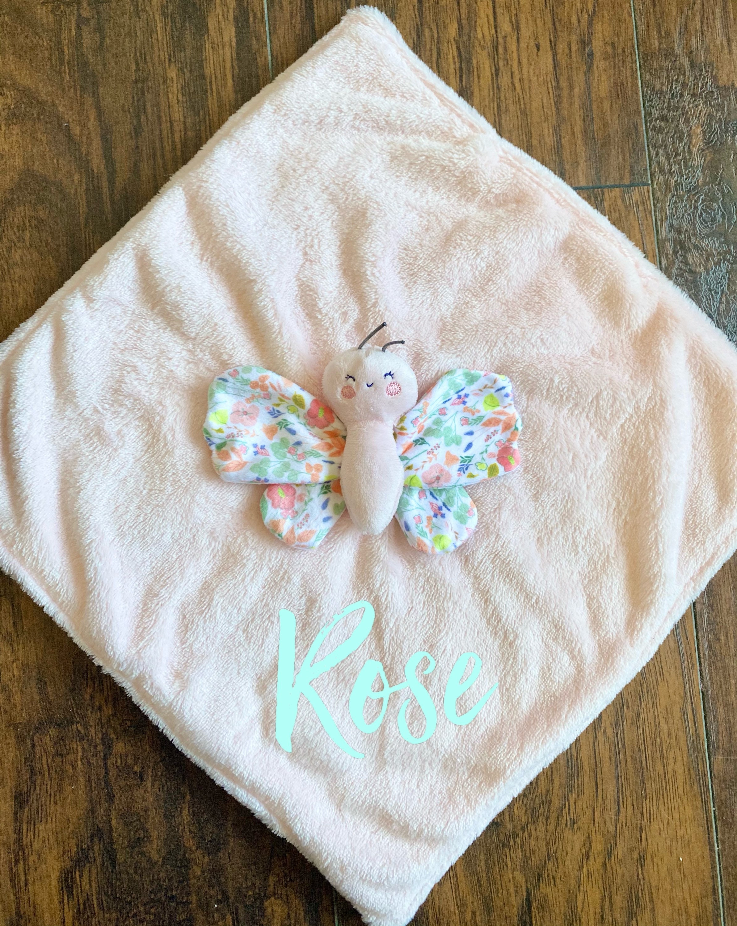 Personalized Security Blanket Baby Girl Gift Baby Boy Gift Etsy