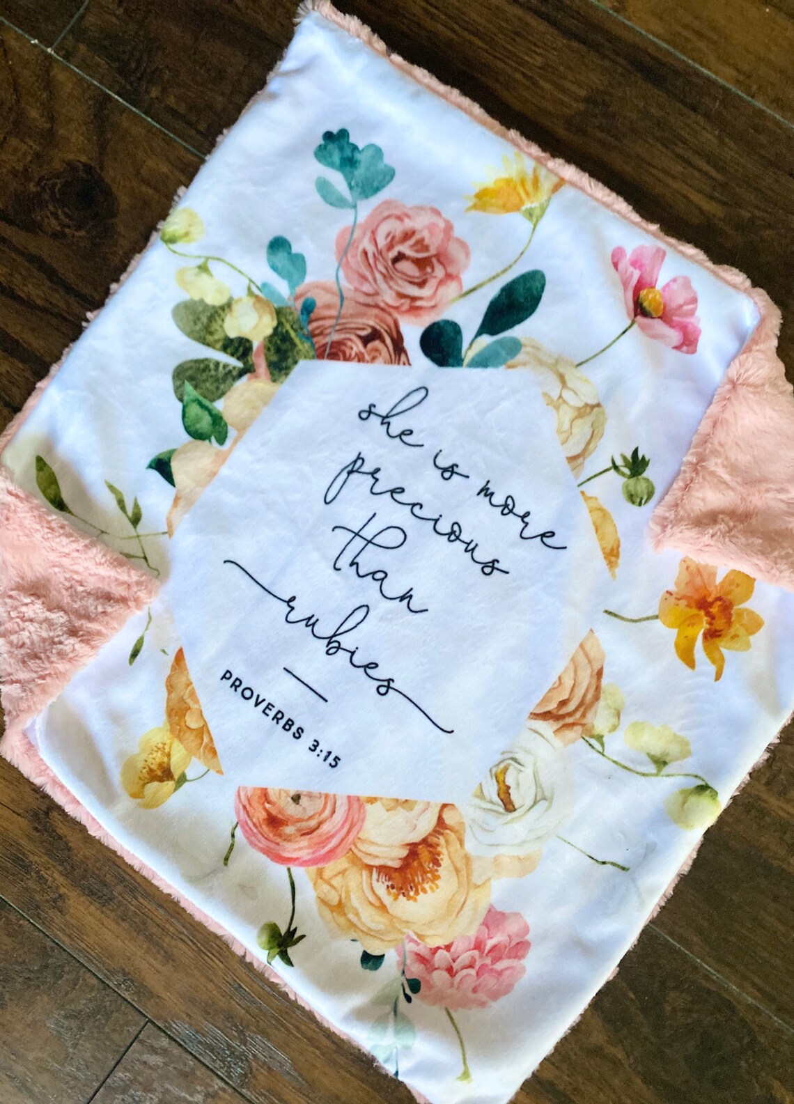 Bible Verse Scripture Blanket Christian Baby Gift Baby Etsy