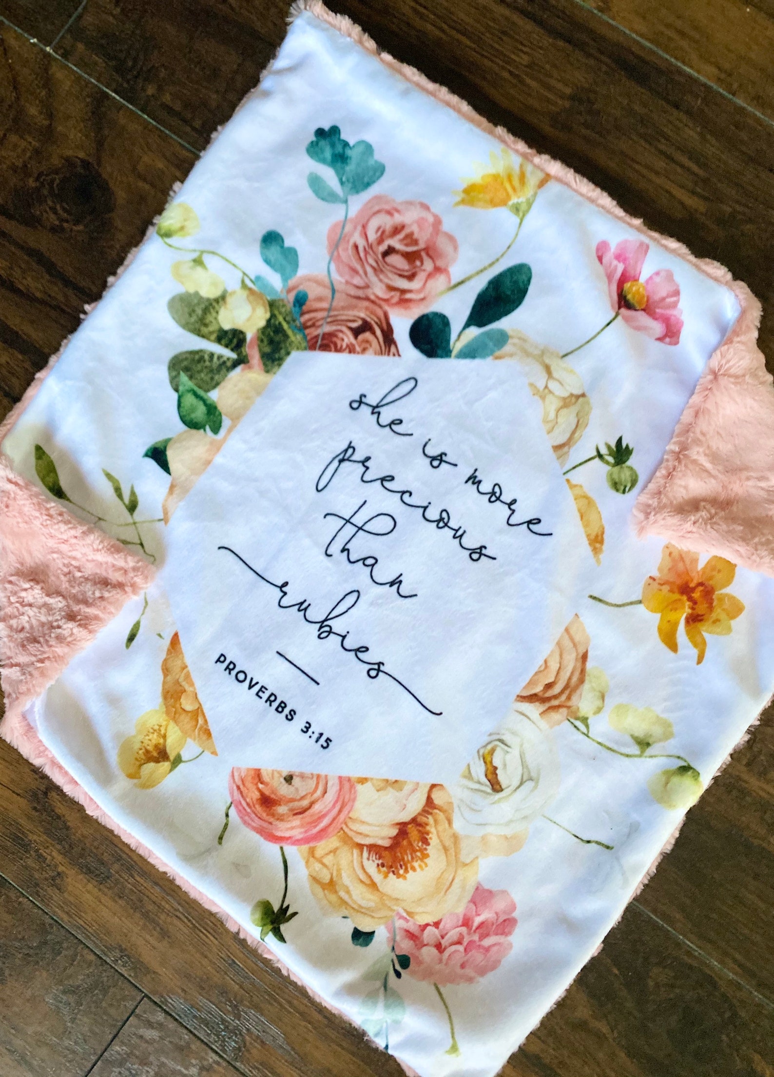 Bible Verse Scripture Blanket Christian Baby Gift Baby  Etsy