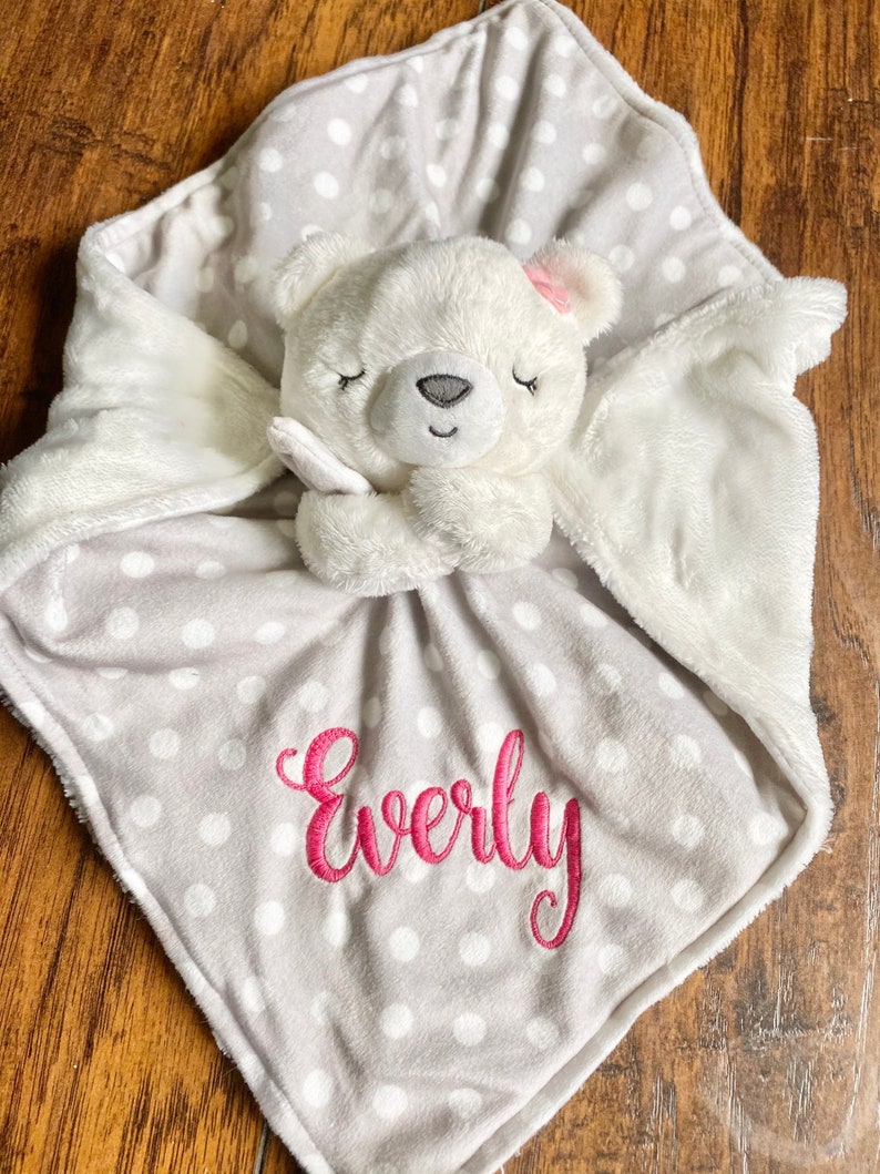Personalized Security Blanket Baby Girl Gift Baby Boy Gift Etsy