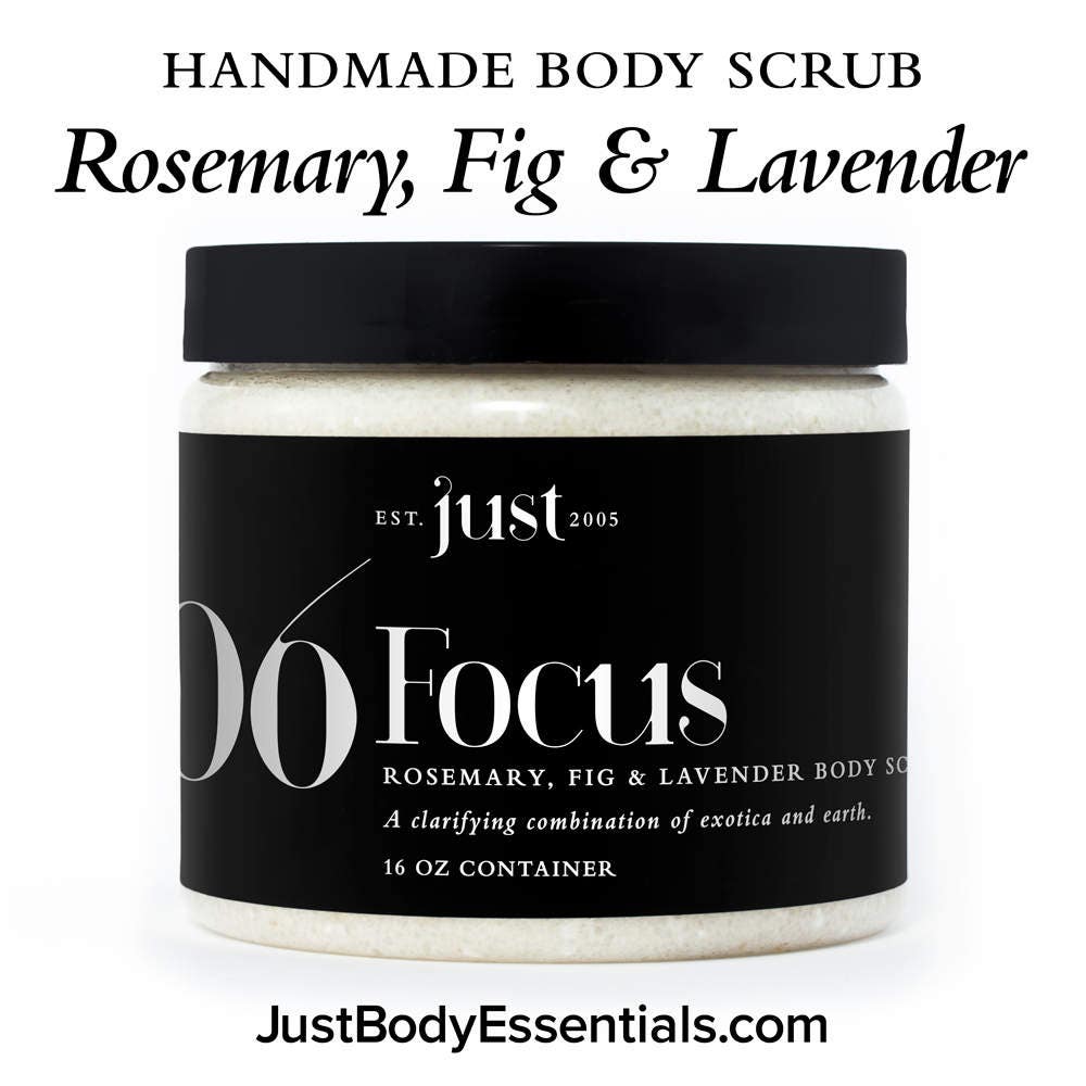 Rosemary Fig & Lavender Body Scrub All Natural No. 6 | Etsy