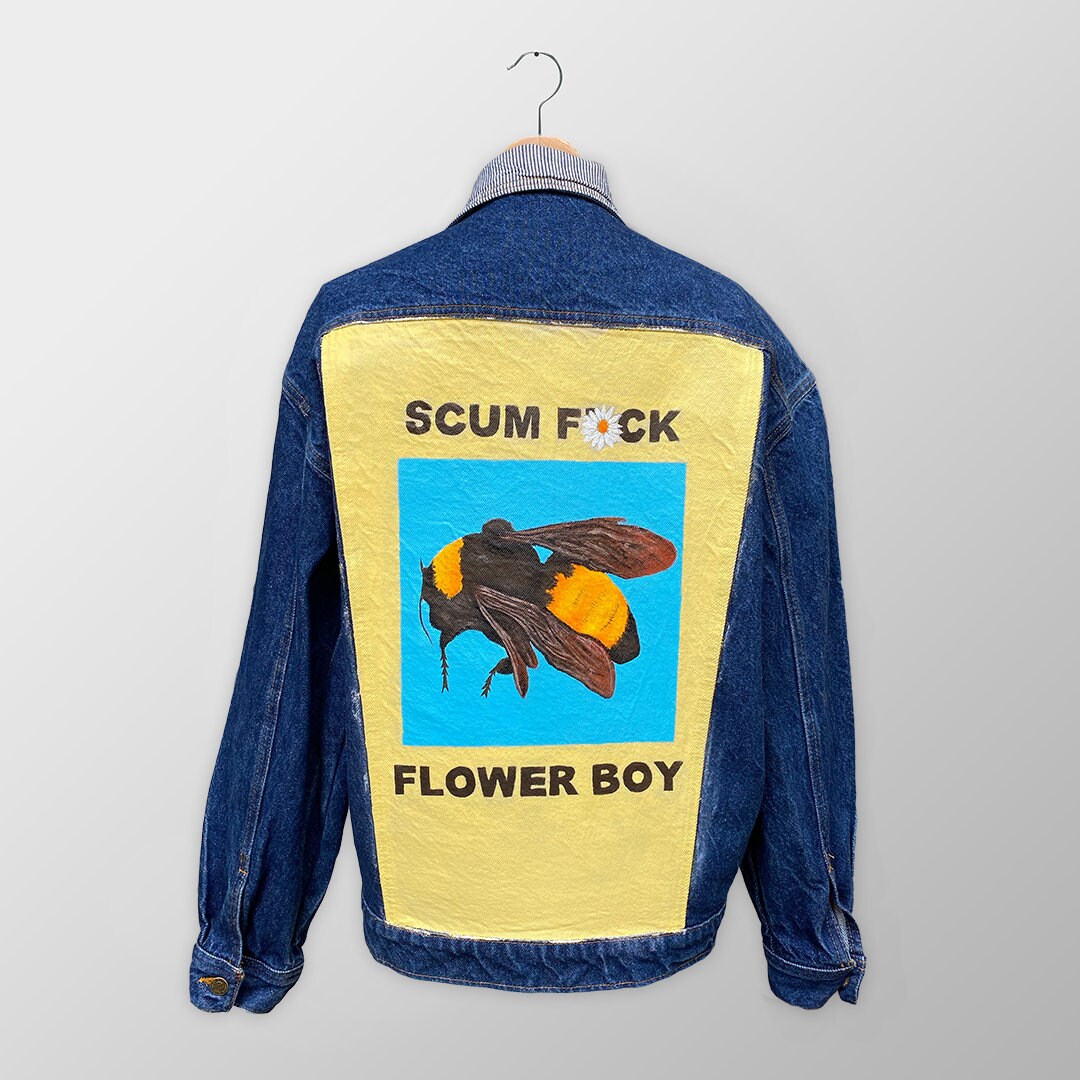 Hand-painted Scum Fck Flowerboy by 