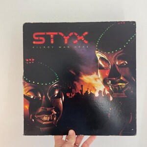 洋楽 VIN-DETTA Vintage Styx Kilroy Was Here Lp Album Vinyl Original Record