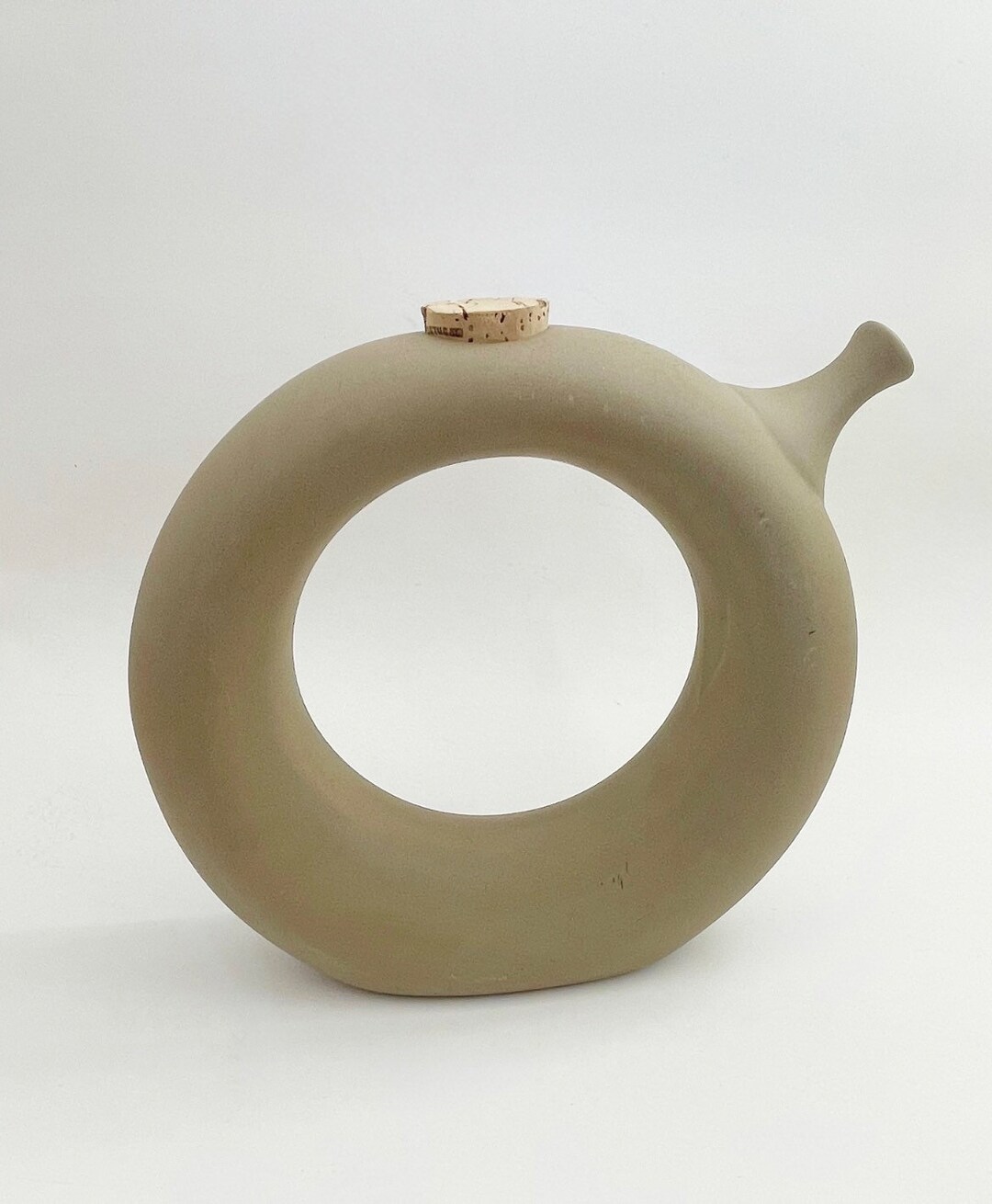 Vintage Zanesville Pottery Hartstone Circle Decanter Etsy