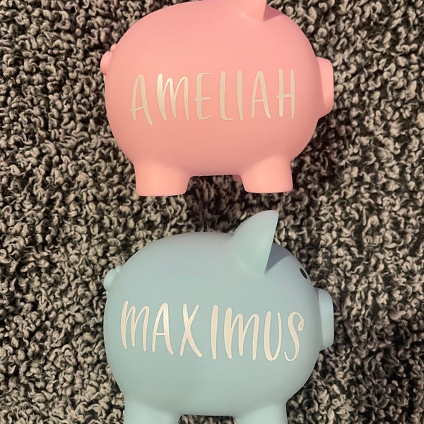 Personalized Kids Piggy Banks