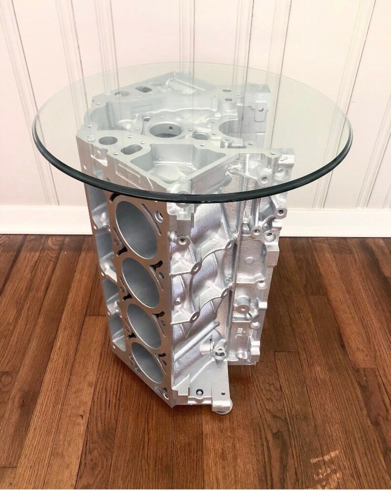 V8 Engine Block Coffee Table and Wine Rack Etsy