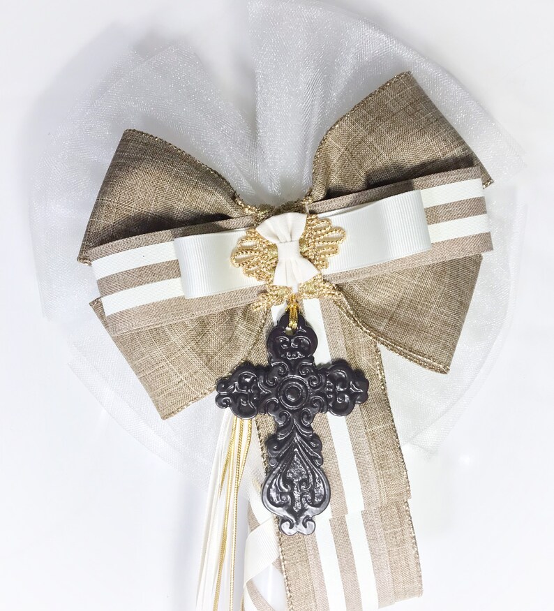 Natural Greek Christening Baptism Candles Lambathes Etsy