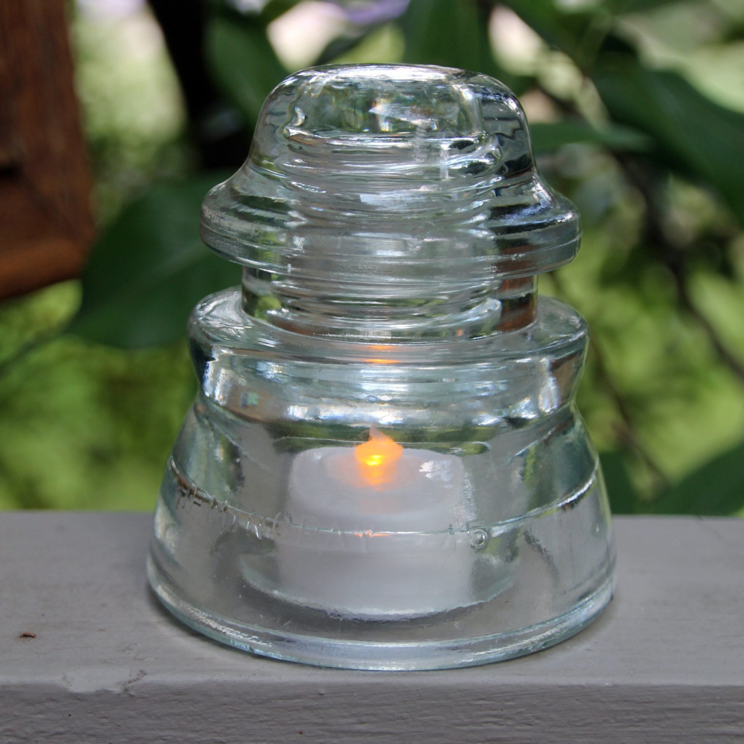 Glass Insulator by Hemingray No. 45 from 1940 FREE SHIPPING