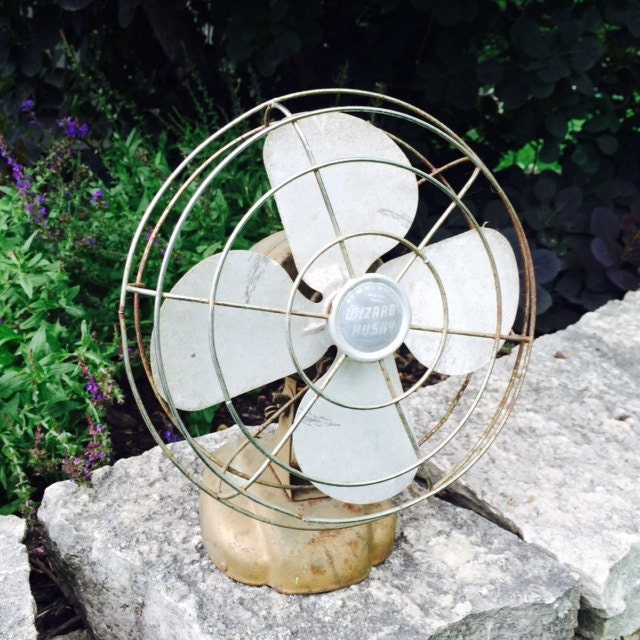 Vintage Desk Fan By Wizard Husky Home Decor Office Decoration