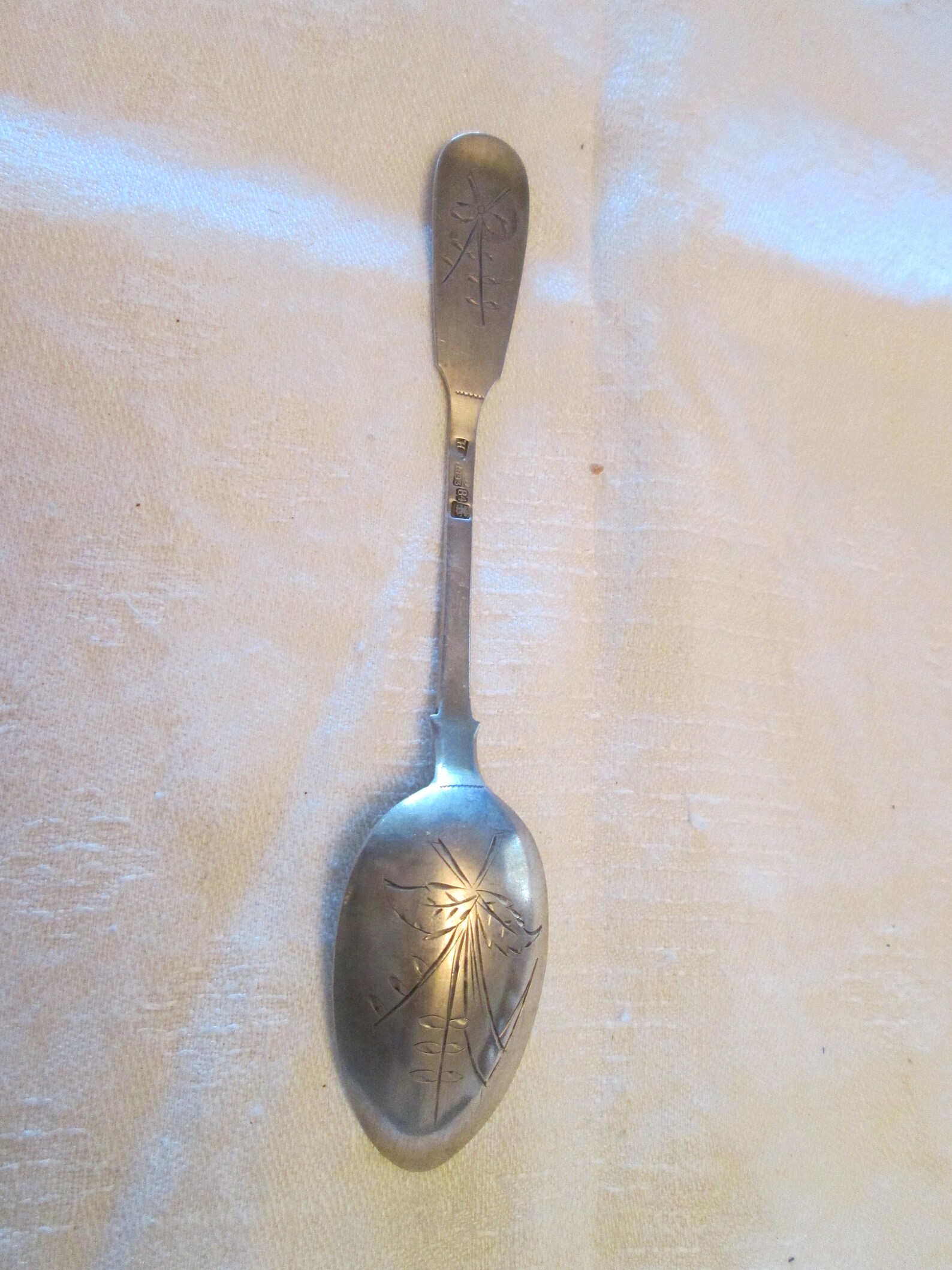 Antique Solid Silver spoon / Baby Silver spoon Etsy