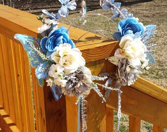 Blue Fae Headpiece