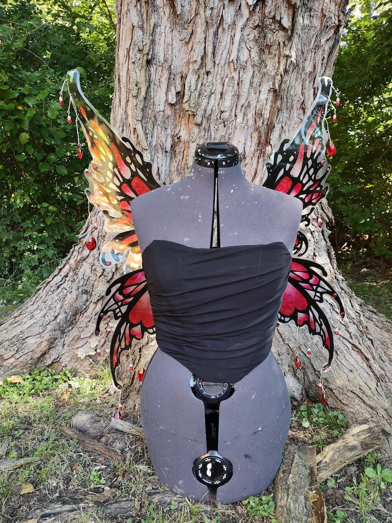 Dark Fairy Wings Red Ruby - Etsy