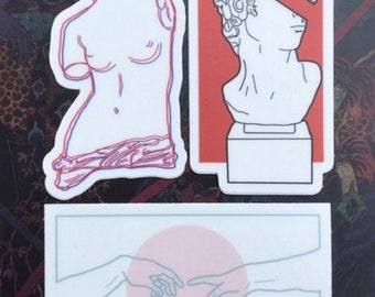 Art History Vinyl Sticker Pack