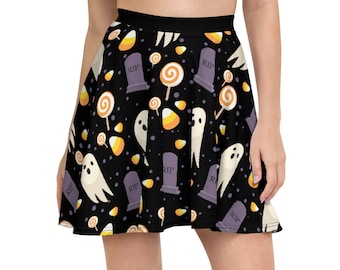 Halloween Skirt, Halloween Gift, Birthday Gift, Gift for Women,
