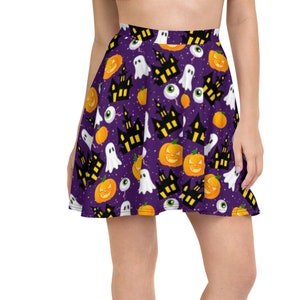 Halloween Skirt, Halloween Gift, Birthday Gift, Gift for Women,