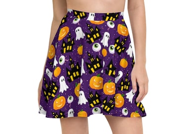Halloween Skirt, Halloween Gift, Birthday Gift, Gift for Women,