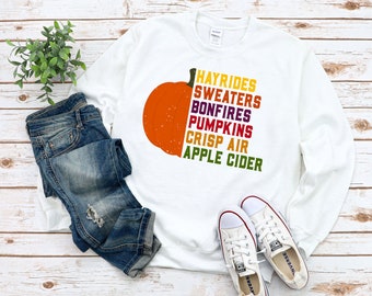Pumpkin Sweatshirt, Halloween Gift, Thinking of You Gift, Gift for Women
