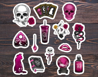 pink tumblr stickers etsy