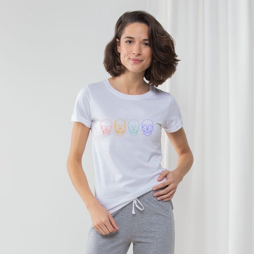 Skull Pyjama Set - Etsy Singapore