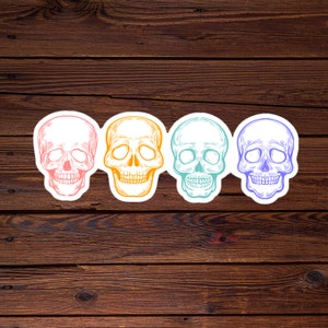 Skull Sticker, Birthday Gift, Best Friend Gifts,