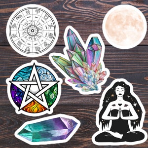 Witchy Sticker, Wicca Sticker, Just Because Geschenk, Geschenk für Hexen,