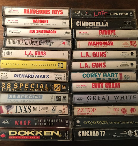 Lower Price Assorted Cassettes names or Initials Etsy