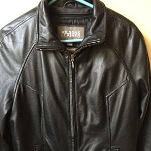 Wilsons Leather, Jackets & Coats, Wilsons M Julian Zip Up Che Guevara  Leather Jacket Mens Size L