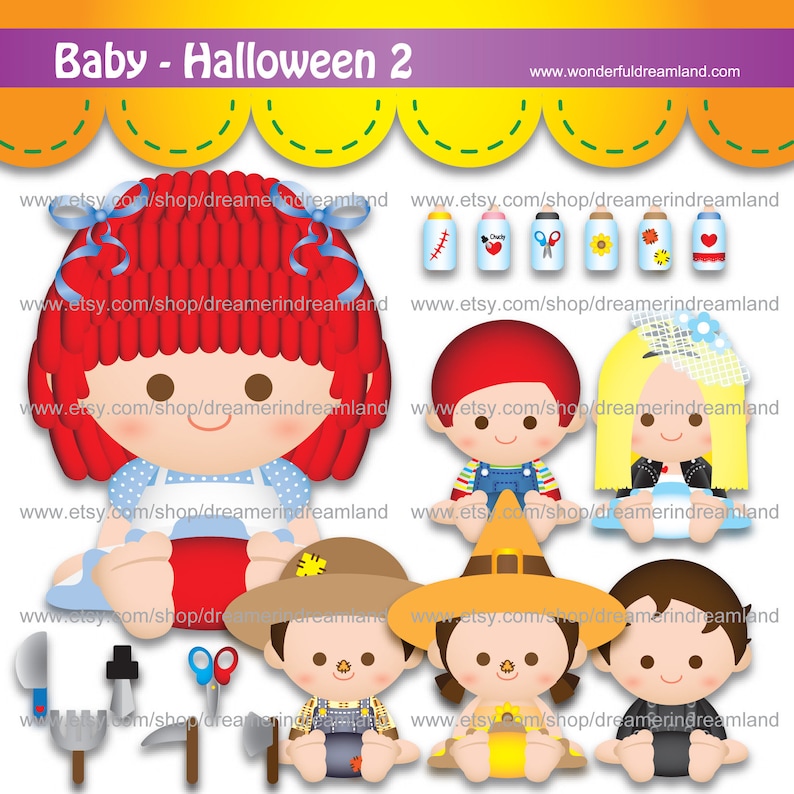 Download Halloween Baby Cliparts SVG PDF PNG Vector Instant ...