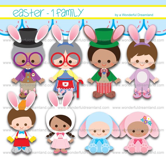 Download Easter 1 Family PNG SVG EPS Vector Instant Download Printable | Etsy