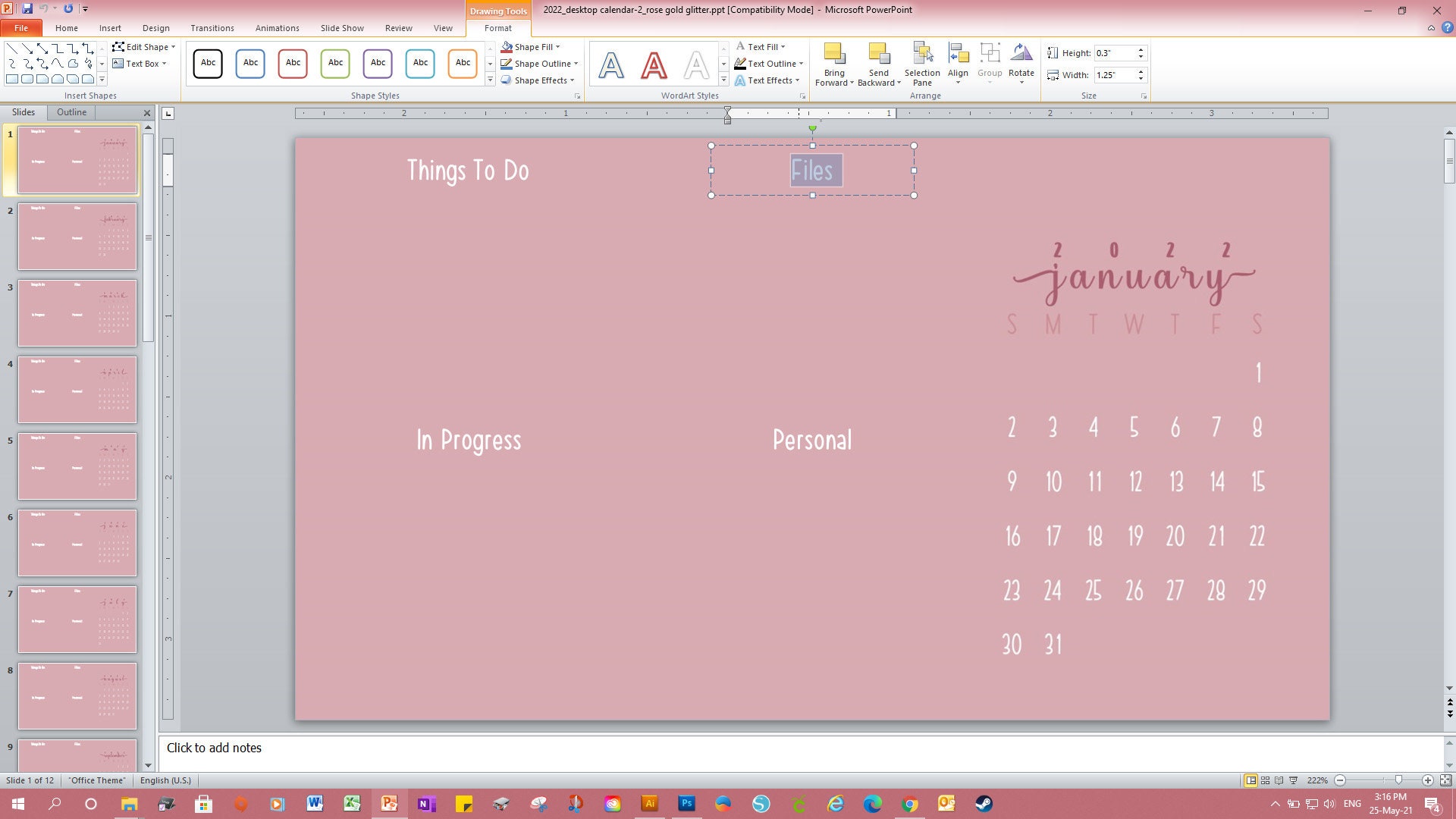 desktop calendar planner for mac