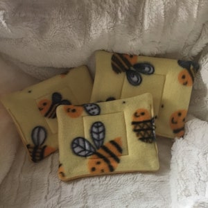 Zorb Set of 3 Drip Pads, Pee Pads, Potty Pad, Guinea Pig, Hedgehog, Small Animals.