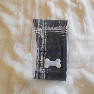 Extended Size Male Dog Belly Band (Waterproof Lining); XLG Belly Band; Dog Diaper; Pee Pad; Incontinence Pad