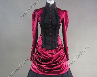 Victorian Edwardian Bustle Dress 